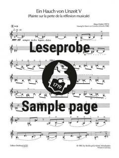 Ein Hauch von Unzeit V von Klaus Huber 