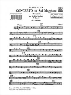 Concerto G-Dur F 11/11 Alla Rustica T 49 (Antonio Vivaldi) 