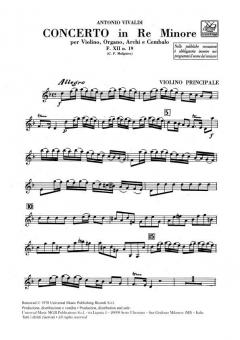 Concerto D-Moll F 12/19 RV 541 T 95 (Antonio Vivaldi) 