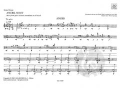 Anubis, Nout Deux Pieces Pour Clarinette Contrebasse von Gérard Grisey 