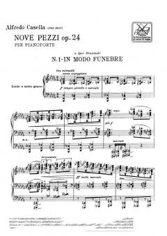 9 Pezzi Op.24 von Alfredo Casella 