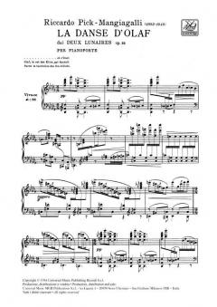 Danse D'Olaf von Riccardo Pick-Mangiagalli 