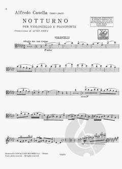 Notturno e Tarantella von Alfredo Casella im Alle Noten Shop kaufen