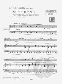 Notturno e Tarantella von Alfredo Casella im Alle Noten Shop kaufen