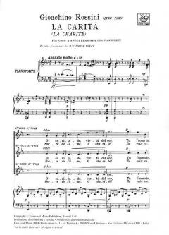 Carita' a (Con S. Solista) (Gioachino Rossini) 
