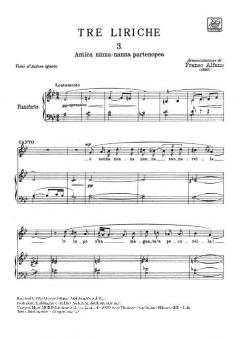 Antica Ninna von Franco Alfano 