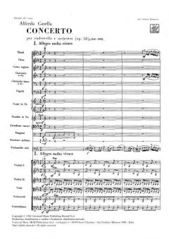 Concerto per Violoncello Op. 58 von Alfredo Casella 