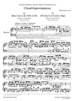 66 Choral-Improvisationen op. 65 Heft 3 von Sigfrid Karg-Elert 