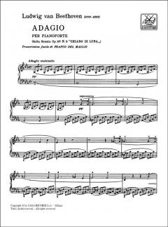 Adagio Sostenuto Dalla Sonata Chiaro Di Luna Per von Ludwig van Beethoven 