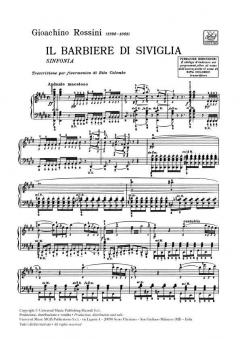 Barbiere Di Siviglia Sinfonia von Gioacchino Rossini 