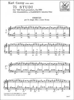 75 Studi von Carl Czerny 