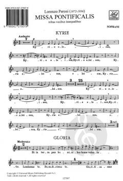 Missa Pontificalis a 3 Voci Miste Con Organo Tribus (L. Perosi) 