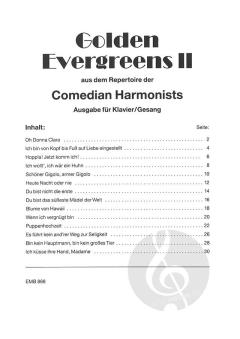 Golden Evergreens 2 von Comedian Harmonists 