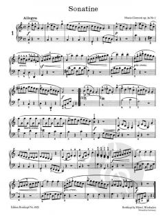 Sonatinen-Album von Xaver Scharwenka 