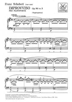 Impromptu Ges-Dur Op. 90/3 von Franz Schubert 