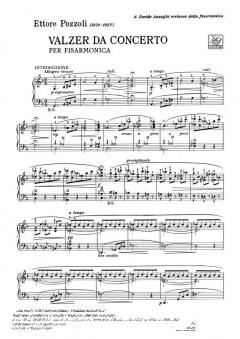 Valzer Da Concerto von Ettore Pozzoli 