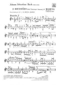2 Bourrees e Marcia von J.S. Bach 