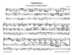 Orgelbüchlein BWV 599-644 von Johann Sebastian Bach im Alle Noten Shop kaufen - EB8348