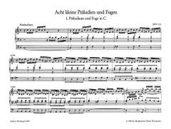 8 kleine Präludien und Fugen von Johann Sebastian Bach 