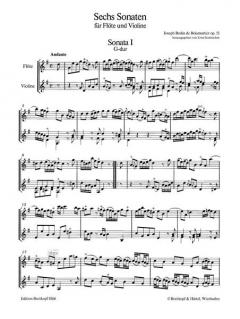 6 Sonaten op. 51 Heft 1 (Joseph Bodin de Boismortier) 