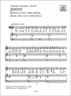 Jephte von Giacomo Carissimi 