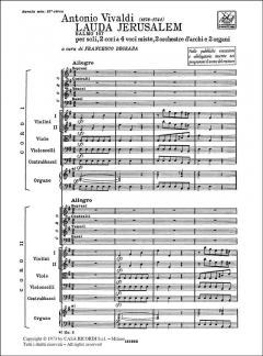 Lauda Jerusalem. Salmo 147 per 4 Soprani, 2 Cori a 4 Voci von Antonio Vivaldi 