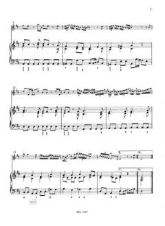 6 Sonaten op. 5 Heft 2 von Johann Adolf Hasse 