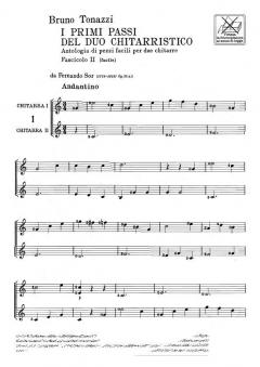 Primi Passi Del Duo Chitarristico Antologia Di Pez von B. Tonazzi 