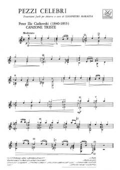 Pezzi Celebri Trascrizioni Facili per Chitarra a C 