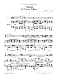 Violakonzert op. 37 von Miklos Rozsa im Alle Noten Shop kaufen