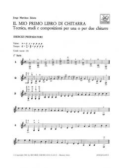 Mio Primo Libro Di Chitarra Tecnica Studi e Compos von Jorge Martinez-Zarate 