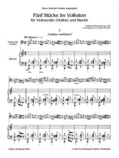 5 Stücke im Volkston op. 102 von Joachim Draheim 