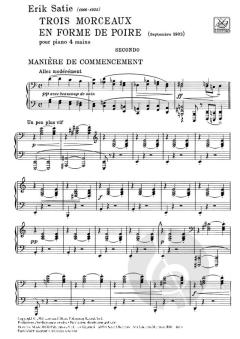 Trois Morceaux En Forme De Poire von Erik Satie 