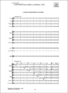 Concerto per Violino e Orchestra von B. Bettinelli im Alle Noten Shop kaufen (Partitur)