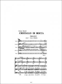 Cristallo Di Rocca. Balletto In Un Prologo e Una V von Sylvano Bussotti 