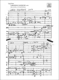 Variazioni Canoniche Sulla Serie Dell'op.41 von Luigi Nono 