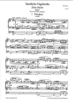 Sämtliche Orgelwerke in 7 Bänden Band 4 von Max Reger im Alle Noten Shop kaufen