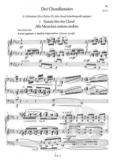 Sämtliche Orgelwerke 6: Choralfantasien von Max Reger im Alle Noten Shop kaufen