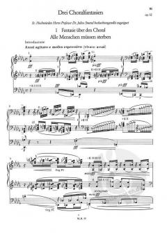 Sämtliche Orgelwerke 6: Choralfantasien von Max Reger im Alle Noten Shop kaufen