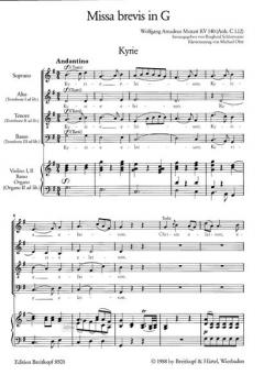 Missa brevis G-Dur KV 140(C1.12) (W.A. Mozart) 