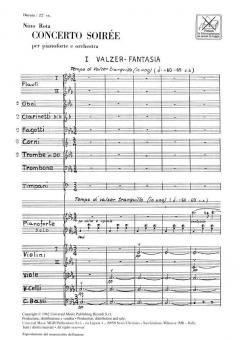 Concerto Soiree per Pianoforte e Orchestra von Nino Rota im Alle Noten Shop kaufen (Partitur)
