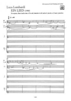 Ein Lied von Luca Lombardi 