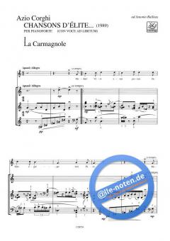 Chansons d'élite... von Azio Corghi 