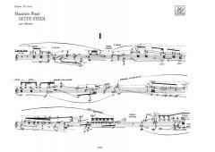 7 Studi per Chitarra von Maurizio Pisati 