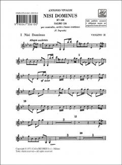 Nisi Dominus RV 608 Salmo 126 per C. e Orchestra von Antonio Vivaldi im Alle Noten Shop kaufen (Stimmensatz)