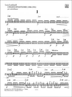 5 Istantanee von Luca Lombardi 