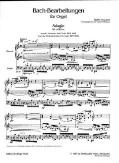 Bach-Bearbeitungen von Sigfrid Karg-Elert 