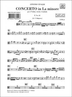 Concerto A-Moll F 1/61 T 140 (Antonio Vivaldi) 