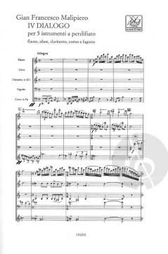 Dialoghi: Nr. 4 per 5 Istrumenti a Perdifiato (Gian Francesco Malipiero) 