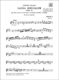 Lauda Jerusalem Psalm 147 Per 4 S. 2 Cori a 4 Voci (Antonio Vivaldi) 